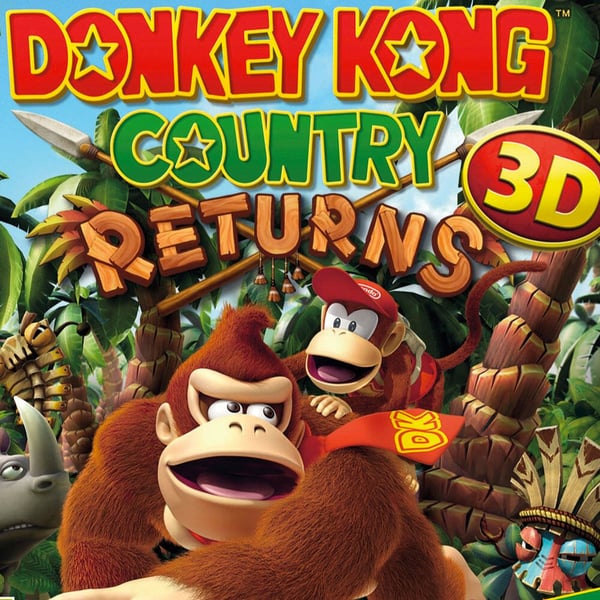 Nintendo Donkey Kong Country Returns 3D Standard Tyska, Engelska, Spanska, Franska, Italienska Nintendo 3DS