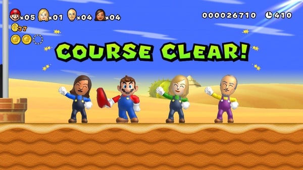 Nintendo New Super Mario Bros. U - Selects Vælger Tysk, Engelsk, Spansk, Fransk, Italiensk, Hollandsk, Portugisisk, Russisk Wii U