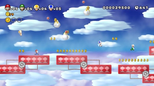 Nintendo New Super Mario Bros. U - Selects Vælger Tysk, Engelsk, Spansk, Fransk, Italiensk, Hollandsk, Portugisisk, Russisk Wii U