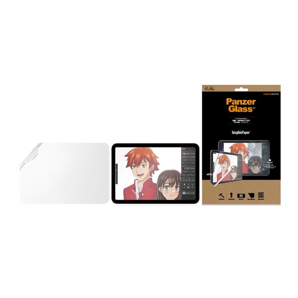 PanzerGlass CF GraphicPaper Anti Bacterial Paperimainen näytönsuoja Apple 1 kpl