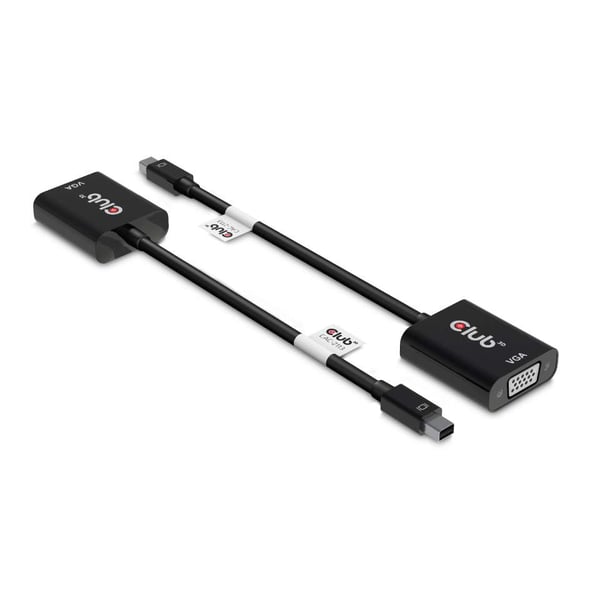 CLUB3D CAC-2113 videokabel adapter 0,228 m Mini Displayport VGA Sort