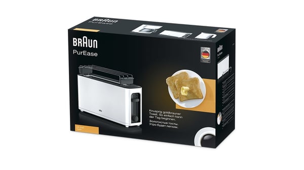 Braun HT 3110 White 7 1 skive(r) 1000 W Hvid