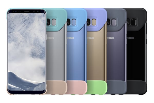 Samsung EF-MG955 mobiltelefon etui 15,8 cm (6.2") Cover Blå, Lyserød
