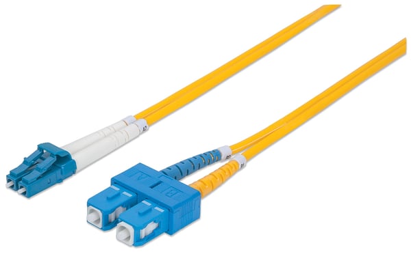 Intellinet 472050 InfiniBand och fiberoptisk kabel 3 m LC SC Gul