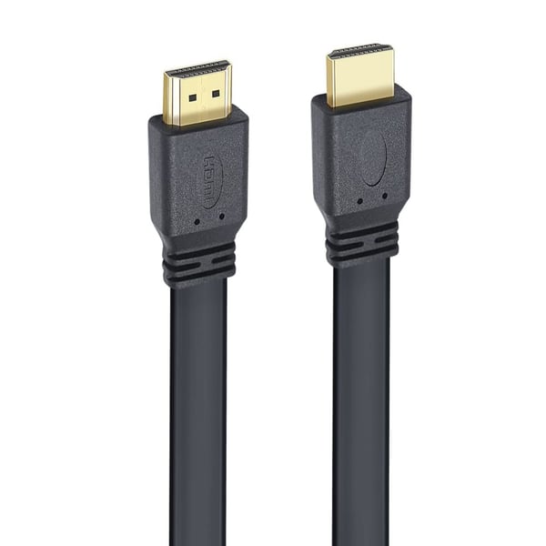 Techly ICOC HDMI2-FE-005TY HDMI-kaapeli 0,5 m HDMI-tyyppi A (vakio) Musta