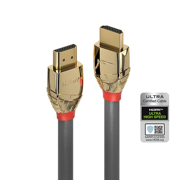 Lindy 37602 HDMI-kabel 2 m HDMI Type A (Standard) Grå