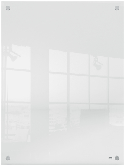 Nobo Transparent Akryl Mini Whiteboard Väggmonterad 60x45 cm