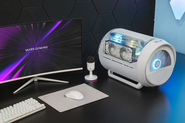 Mars Gaming MC-CYLONW Mini Tower Vit