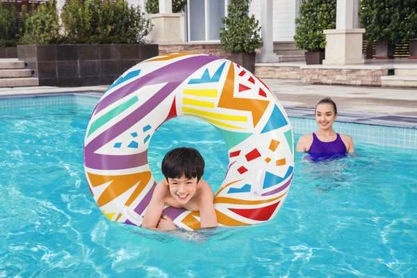 Bestway 36228 pool- och badmadrass Blandade färger Bild PVC Simring