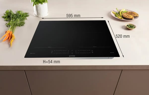 Gorenje GI6442BSCWF Svart Inbyggd 60 cm Induktionshäll med zon 4 zone(s)
