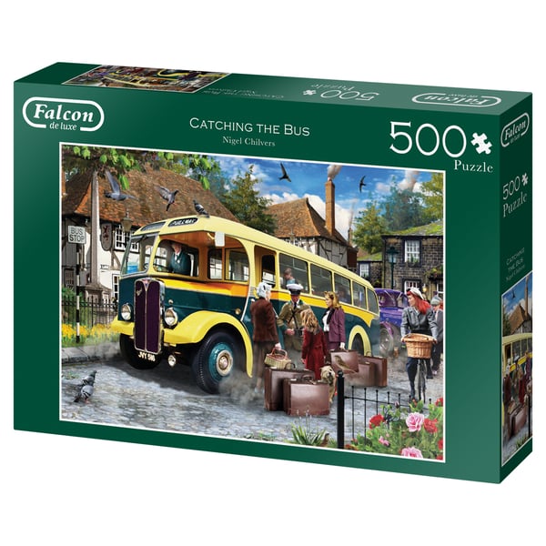 Falcon de luxe Catching the Bus 500 pcs Pussel 500 styck Fordon