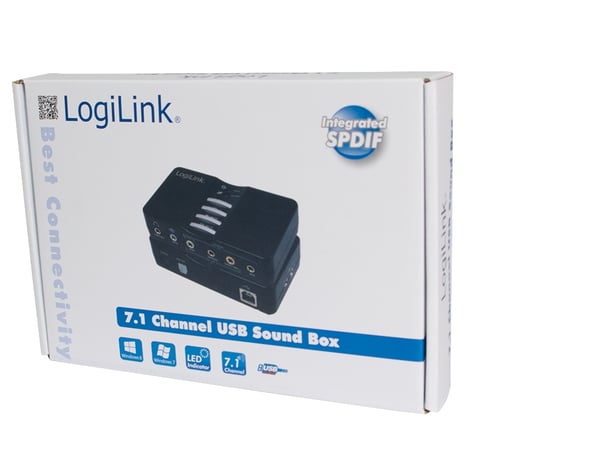 LogiLink USB Sound Box Dolby 7.1 8-Channel 7.1 kanavaa