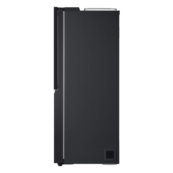 LG InstaView GSXE91EVAD side-by-side-jääkaappipakastin Vapaasti seisova 628 L Musta
