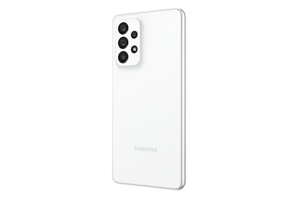 Samsung Galaxy A53 5G SM-A536B 16,5 cm (6.5") Hybrid Dual SIM Android 12 USB Type-C 6 GB 128 GB 5000 mAh Hvid