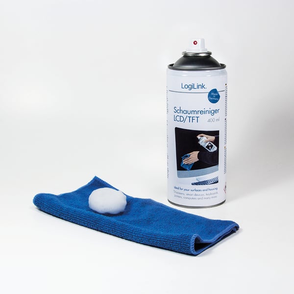 LogiLink RP0012 kit för produktrengöring Metall / Plast Spray för rengöring av utrustning 400 ml