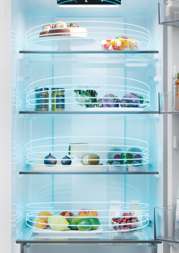 Candy Fresco CNCQ2T518EW Fritstående 279 L Hvid