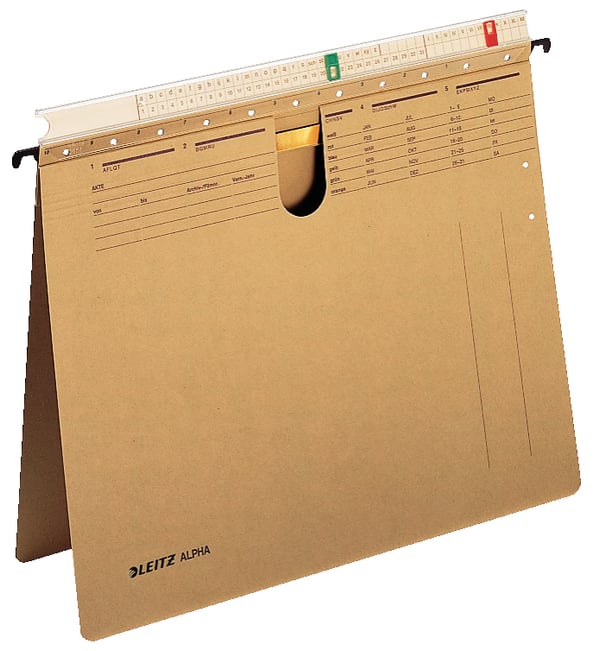 Leitz Alpha hängmapp Kartong A4 Brun Leitz Alpha hängmapp Kartong A4 Brun