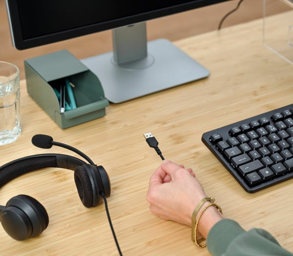 Trust HS-260 Kuulokkeet Langallinen Niskanauha Toimisto/puhelukeskus USB A-tyyppi Musta