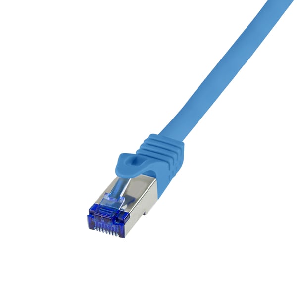 LogiLink C6A036S nätverkskablar Blå 1 m Cat6a S/FTP (S-STP)