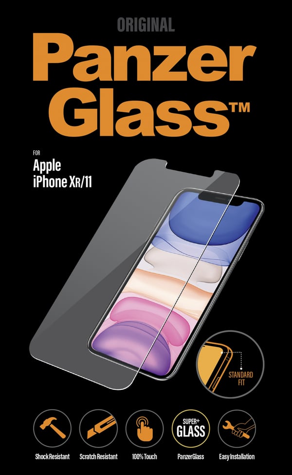 PanzerGlass ® Screen Protector iPhone 11 | XR | Standard Fit Genomskinligt skärmskydd Apple 1 styck