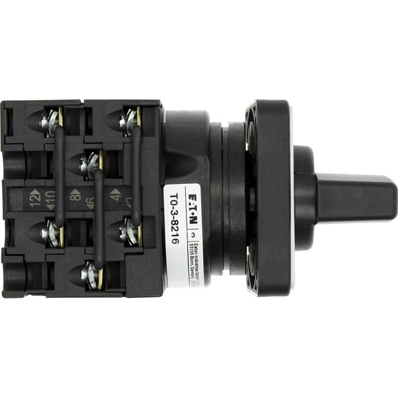 Eaton T0-3-8216/E Vippekontakt 3P Sort, Metallic
