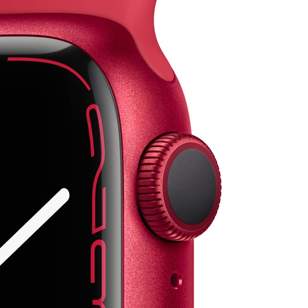 Apple Watch Series 7 OLED 41 mm Digital Berøringsskærm Rød Wi-Fi GPS (satellit)
