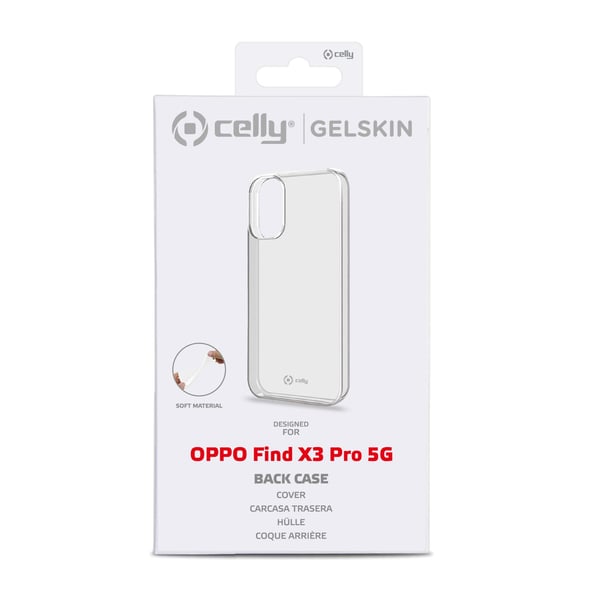 Celly GELSKIN977 mobiltelefon etui 17 cm (6.7") Cover Transparent