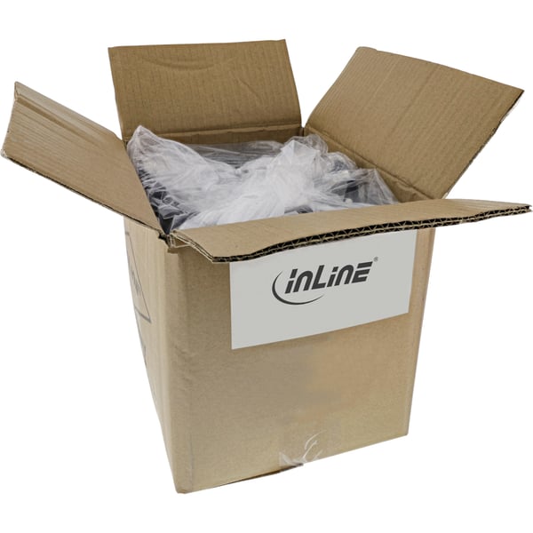 20 kappaleen InLine® DisplayPort–HDMI-muunninkaapeli, musta, 3 m (B-17183)