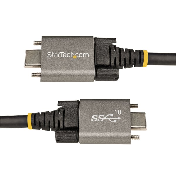 StarTech.com 50 cm USB-C -kaapeli ruuvilukituksella 10 Gbit/s - USB 3.1/3.2 Gen 2 Type-C -kaapeli - 100 W