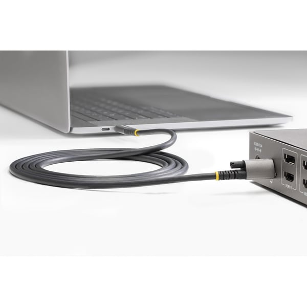StarTech.com USB31CCTLKV1M USB-kaapeli USB 3.2 Gen 2 (3.1 Gen 2) 1 m USB C 10 Gbit/s 100 W Musta, Harmaa