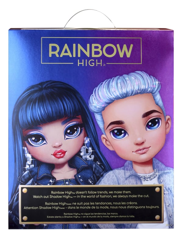 Rainbow High Purple Fashion Doll- Aidan Russell