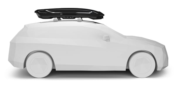Thule Motion 3 XL low Kova suksiboksi Musta