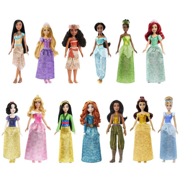Disney Princess Disneyn prinsessanukke-kokoelma ja tarvikkeita, Disney-elokuvien innoittama