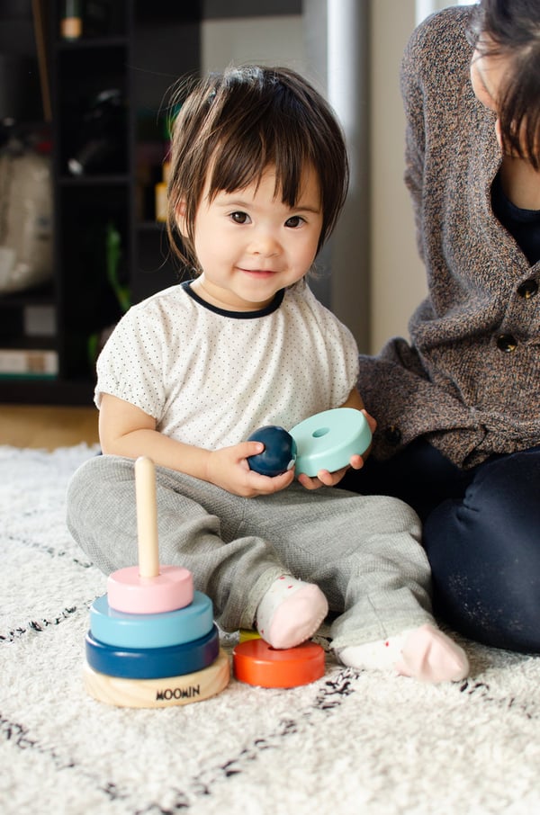 Barbo Toys Moomin - Stacking Rings motoriikkalelu