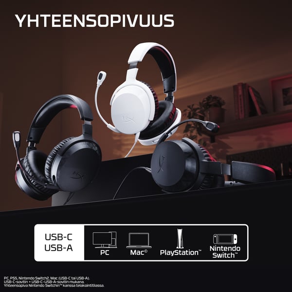 HyperX Cloud Stinger 3 -pelikuulokkeet (PlayStation)