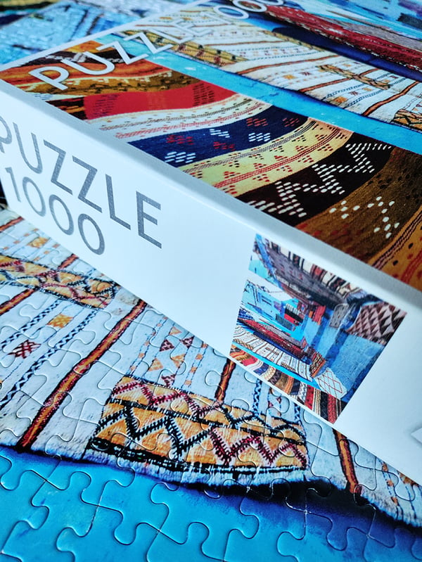 Tactic Around the World: Chefchouen Morocco - 1000 pcs Kuviopalapeli 1000 kpl Kaupunki
