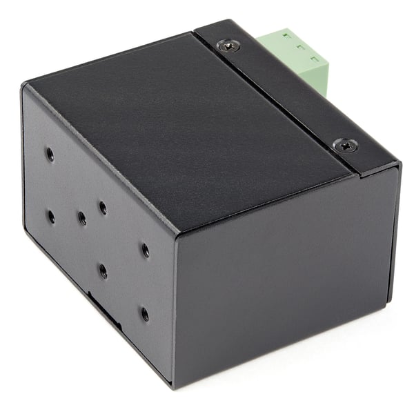 StarTech.com Industriell fiber till Ethernet-mediakonverterare - 100 Mbit/s SFP till RJ45/Cat6 - Singlemode/Multimode optisk fiber till kopparnätverk - 12-56 V DC - IP30/-40 &degC till +75 &degC