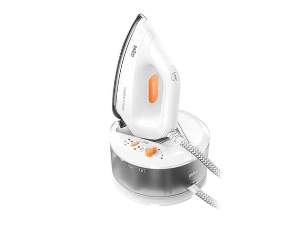 Braun CareStyle Compact IS 2132 2400 W 1,5 L EloxalPlus soleplate Orange, Hvid
