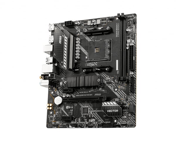 MSI MAG A520M VECTOR WIFI bundkort AMD A520 Stik AM4 micro ATX