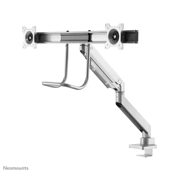 Neomounts NM-D775DXSILVER monitorin kiinnike ja jalusta 81,3 cm (32") Vastaanotto Hopea