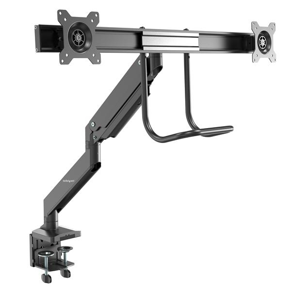 StarTech.com ARMSLMBARDUO skærmbeslag og -stativer 81,3 cm (32") Skrivebord Sort