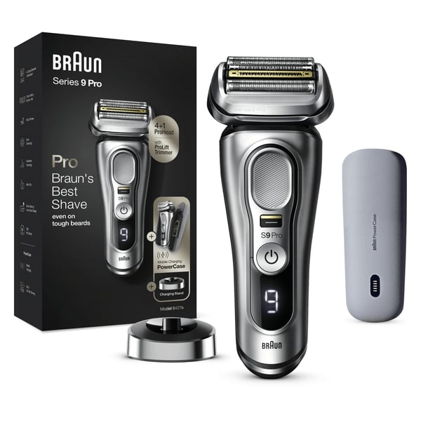 Braun Series 9 Pro 81744531 rakapparater för män Folierakapparat Trimmer Silver