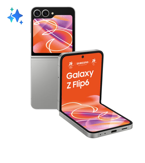 Samsung Galaxy Z Flip6 17 cm (6.7") Dual SIM Android 14 5G USB Type-C 12 GB 512 GB 4000 mAh Sølv