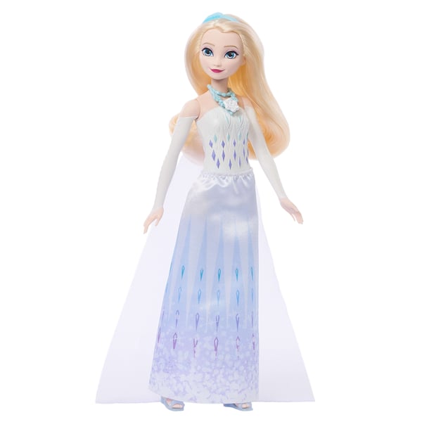 Disney Frozen Disney Frost Jewel Reveal Elsa-modedukke med 8 overraskelser, herunder smykkeskrin og 10 stk. tilbehør