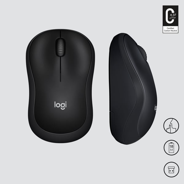 Logitech M220 Silent datormöss Kontor Ambidextrous RF Trådlös Optisk 1000 DPI