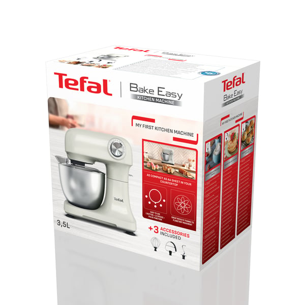 Tefal Bake Easy QB140AF0 foodprocessor 500 W 3,5 L Hvid