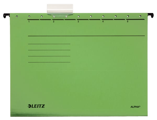 Leitz Alpha hängmapp Kartong A4 Grön Leitz Alpha hängmapp Kartong A4 Grön