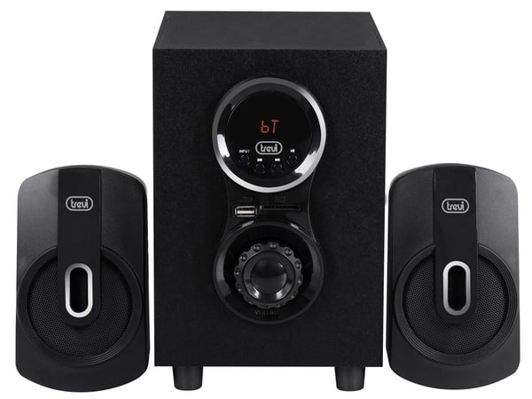 Trevi AVX 615 BT højttalersæt 30 W Universel Sort 2.1 kanaler 1-vejs 5 W