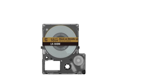 Epson LK-5KBM Svart, Guld