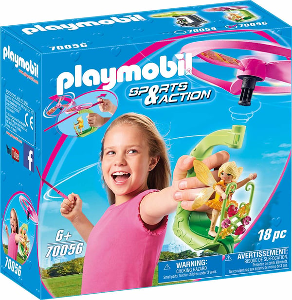 Playmobil Sports & Action Fairy Pull String Flyer Multi-Coloured Playmobil Sports & Action Fairy Pull String Flyer Multi-Coloured